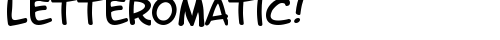 LetterOMatic! Regular free truetype font