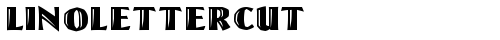 LinoLetterCut Regular truetype font