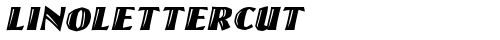 LinoLetterCut Italic free truetype font