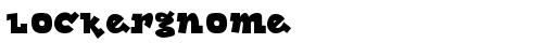 Lockergnome Regular truetype шрифт