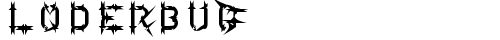 Loderbug Regular truetype шрифт
