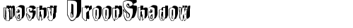 mashy DroopShadow Regular free truetype font