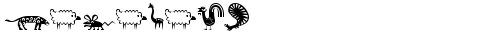 MiniPics LilCritters free truetype font