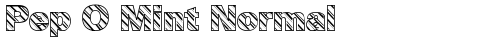 Pep O Mint Normal Normal font TrueType gratuito