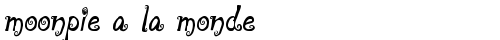 moonpie a la monde Regular free truetype font