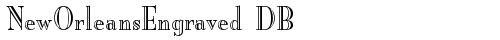 NewOrleansEngraved DB Regular font TrueType gratuito