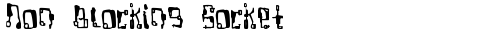 Non Blocking Socket Regular free truetype font