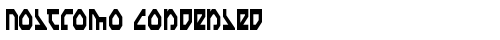 Nostromo Condensed Condensed free truetype font