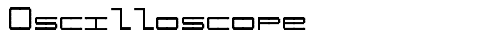 Oscilloscope 4 TrueType-Schriftart