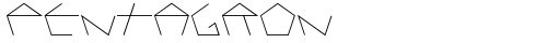 PENTAGRON Regular truetype шрифт бесплатно