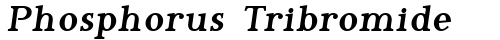 Phosphorus Tribromide Regular free truetype font