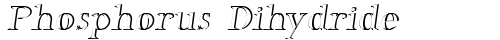 Phosphorus Dihydride Regular free truetype font