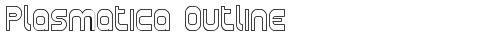 Plasmatica Outline Regular free truetype font