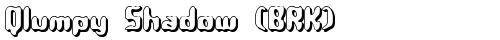 Qlumpy Shadow (BRK) Regular truetype font