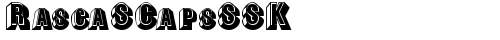 RascaSCapsSSK Regular truetype font