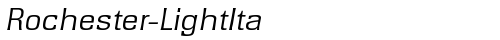 Rochester-LightIta Regular font TrueType