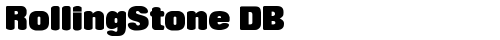 RollingStone DB Regular free truetype font