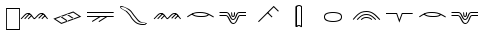 SedimentaryFont Regular truetype шрифт