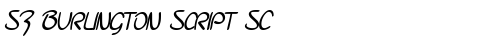 SF Burlington Script SC Bold truetype шрифт бесплатно