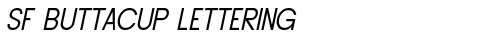 SF Buttacup Lettering Oblique free truetype font