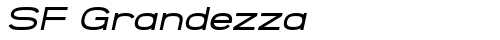 SF Grandezza Medium Oblique font TrueType gratuito