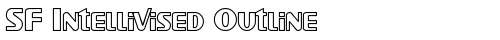 SF Intellivised Outline Regular free truetype font
