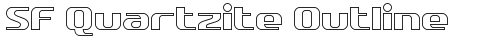 SF Quartzite Outline Regular truetype шрифт бесплатно