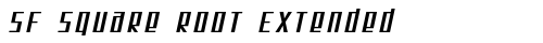 SF Square Root Extended Oblique truetype шрифт бесплатно