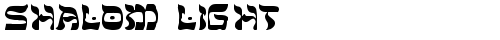 Shalom-Light Regular free truetype font