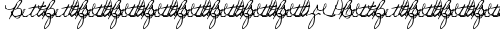 Signature (example) Regular free truetype font