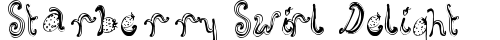 Starberry Swirl Delight Regular free truetype font