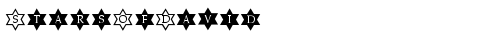 StarsOfDavid Regular TrueType-Schriftart