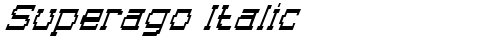 Superago Italic Italic truetype шрифт бесплатно