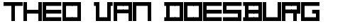 Theo Van Doesburg Regular font TrueType