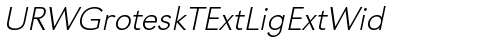 URWGroteskTExtLigExtWid Oblique truetype шрифт