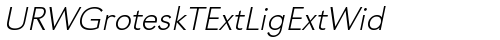 URWGroteskTExtLigExtWid Oblique font TrueType gratuito