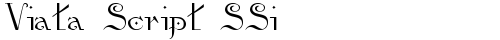 Viata Script SSi Regular free truetype font