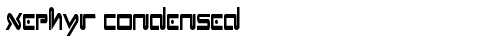 Xephyr Condensed Condensed truetype font