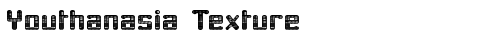 Youthanasia Texture Regular font TrueType gratuito