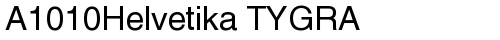 A1010Helvetika TYGRA Normal truetype fuente