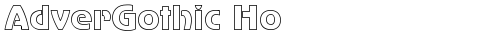 AdverGothic Ho Regular font TrueType