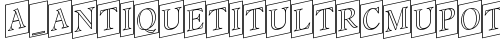 a_AntiqueTitulTrCmUpOtl Regular free truetype font
