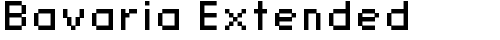 Bavaria Extended Regular truetype шрифт