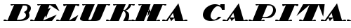 Belukha Capital Regular truetype шрифт