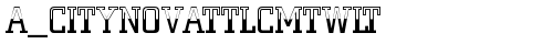 a_CityNovaTtlCmTwLt Regular font TrueType