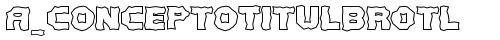 a_ConceptoTitulBrOtl Regular truetype шрифт