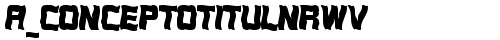 a_ConceptoTitulNrWv Medium font TrueType