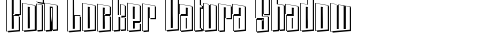 Coin Locker Datura Shadow Regular free truetype font