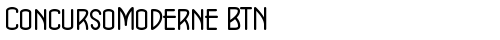 ConcursoModerne BTN Regular free truetype font
