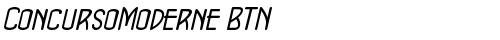 ConcursoModerne BTN Oblique free truetype font
